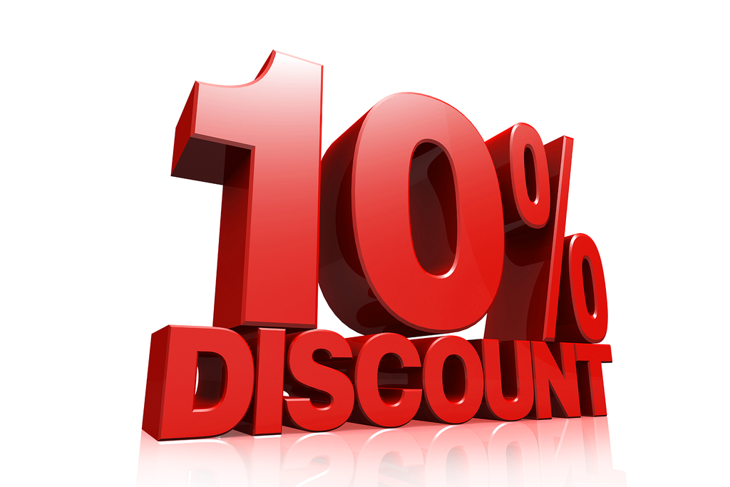 Click to receive a 10% Discount