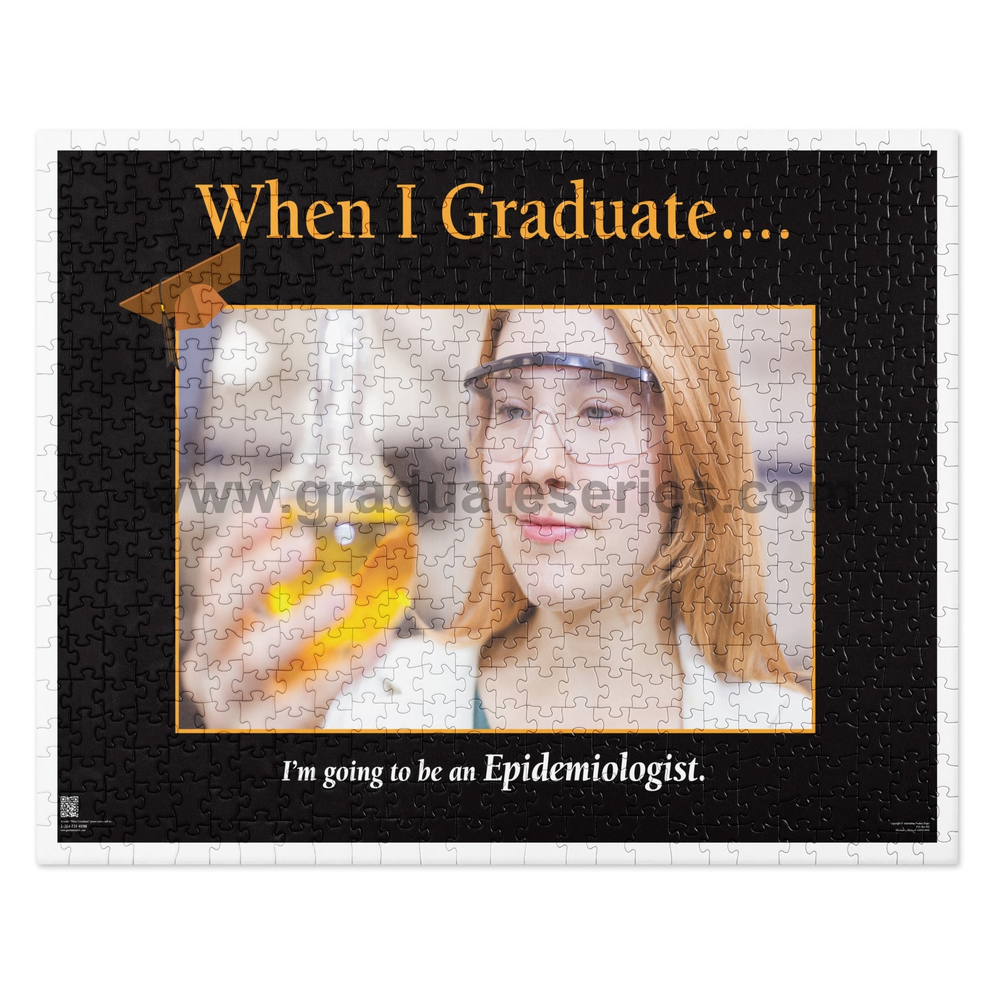 When I Graduate.......I'm going to be an Epidemiologist- 520 pc Jigsaw puzzle
