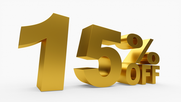 Package B - 15% Discount-Purchase 15 (your choice)