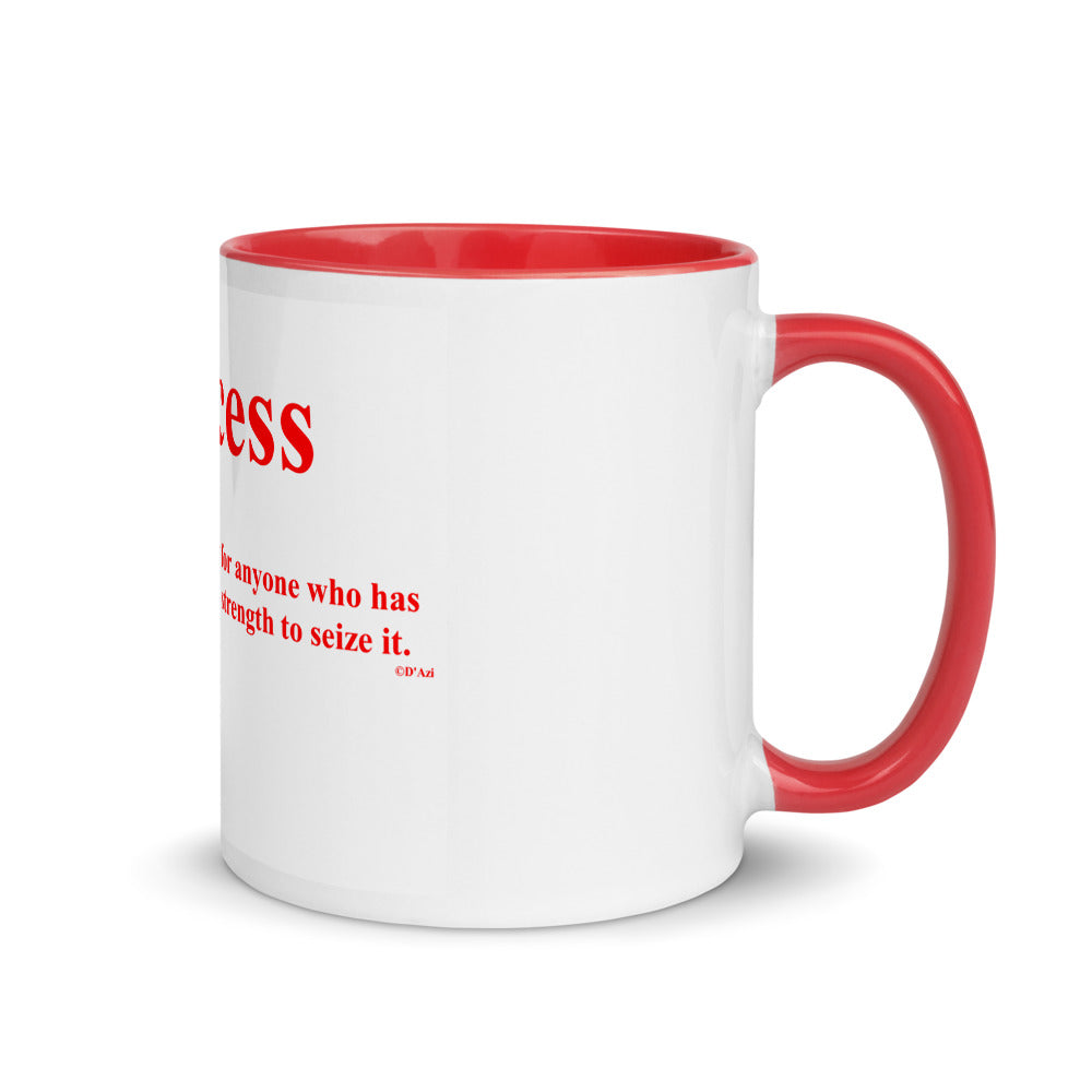 Success Coffee Mug with Color Inside