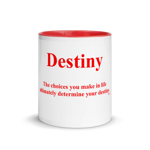 Destiny Coffee Mug with Color Inside